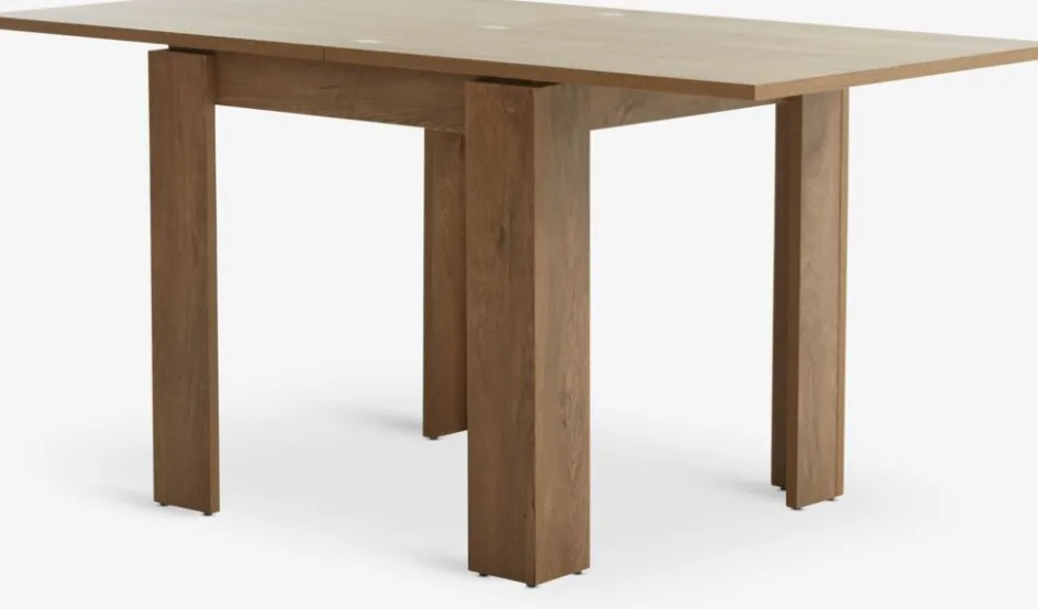 VEDDETable VEDDE 80x80/160 coloris chêne foncé-JYSK Online