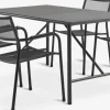 VIERLI + HEMSEDALVIERLI L149 table + 4 HEMSEDAL chaises noir-JYSK Hot
