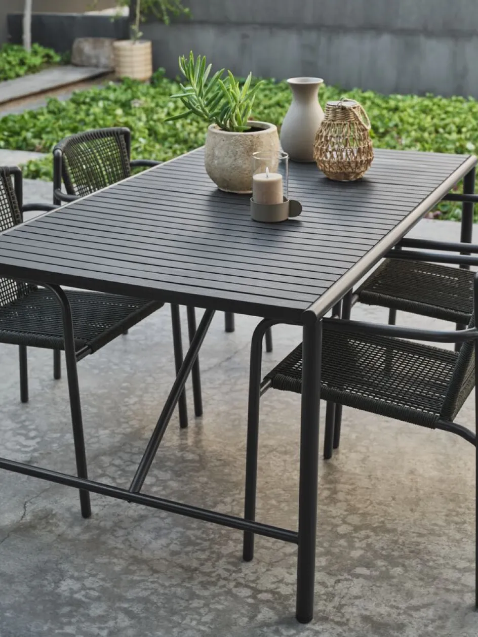 VIERLITable de jardin VIERLI l90xL149 noir-JYSK Clearance