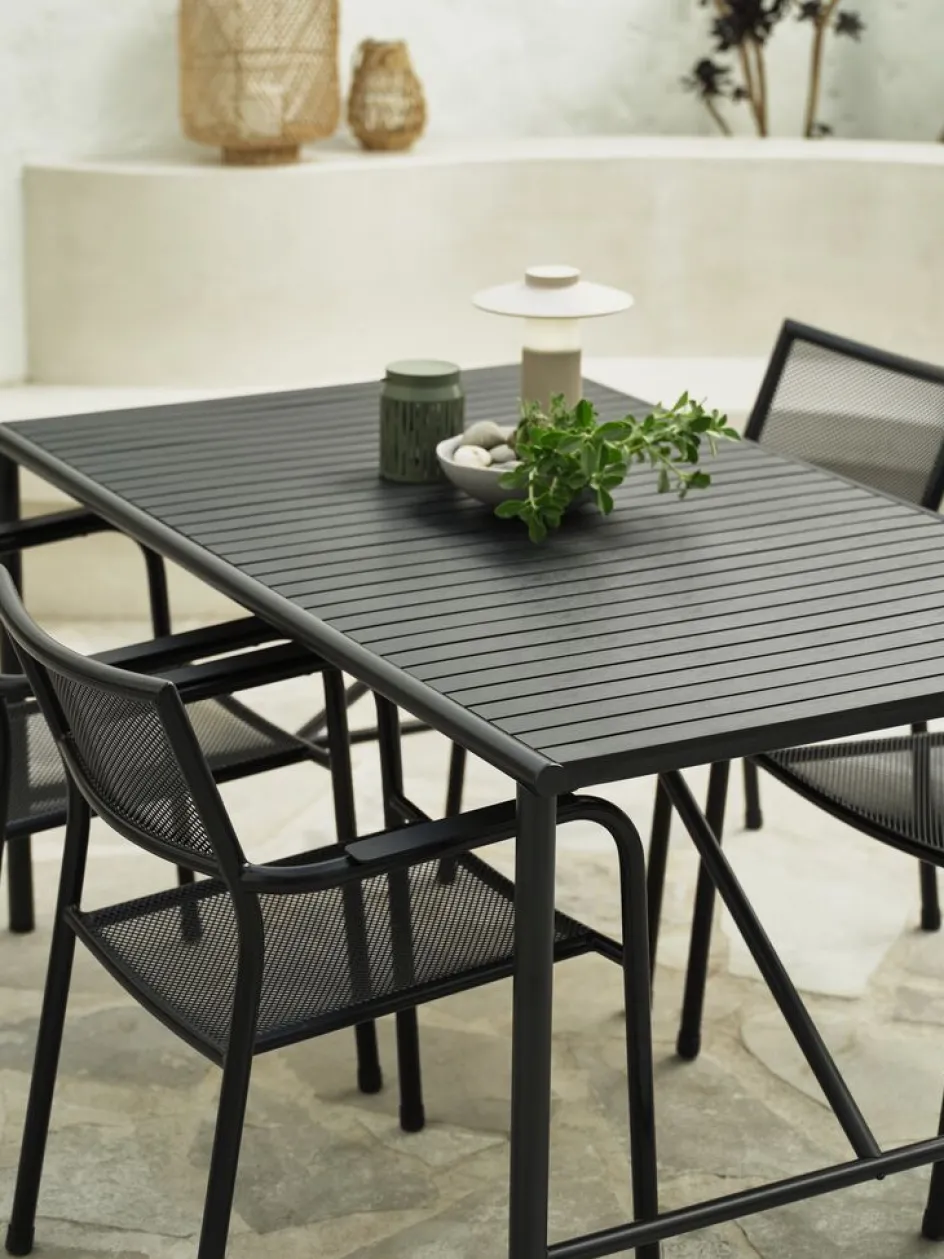 VIERLITable de jardin VIERLI l90xL149 noir-JYSK Clearance