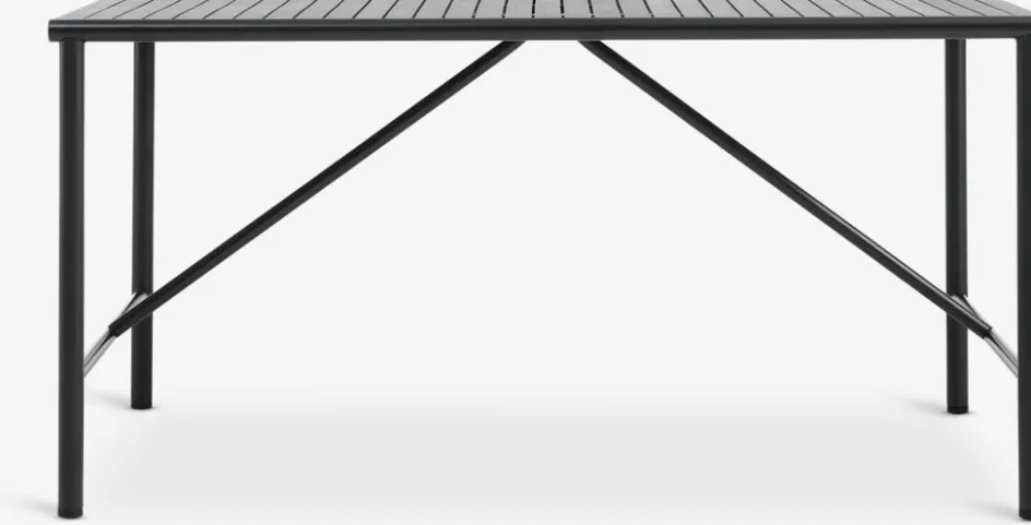 VIERLITable de jardin VIERLI l90xL149 noir-JYSK Clearance