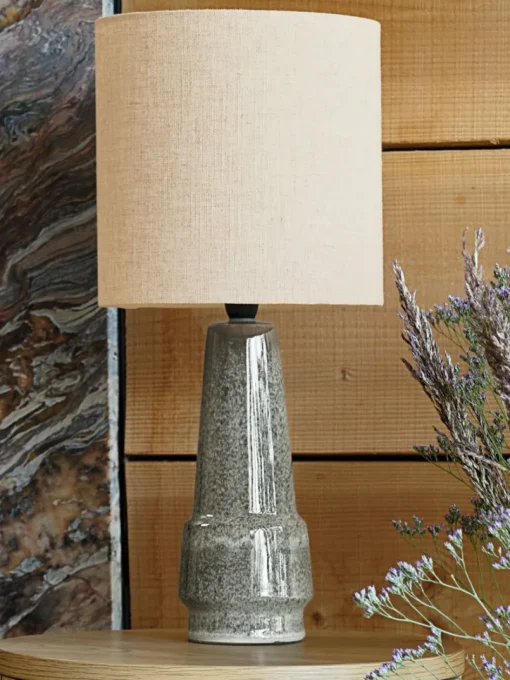 VIGGOLampe de table VIGGO Ø21xH47cm gris-JYSK Discount