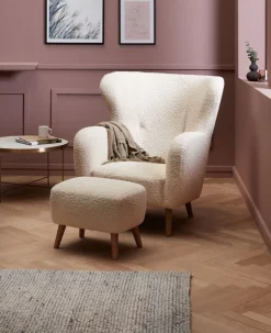 VILDSUNDFauteuil VILDSUND tissu teddy blanc cassé-JYSK New