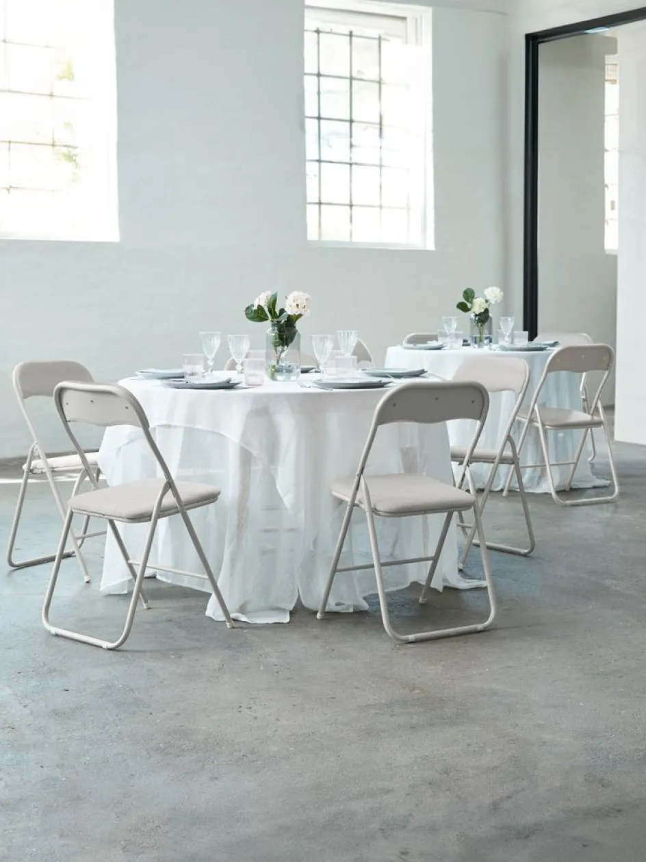 VOELChaise pliante VOEL tissu sable clair-JYSK New