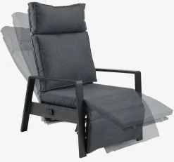 VONGEFauteuil lounge VONGE noir-JUTLANDIA Online