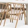 VORDINGBORG + LYKSBORGVORDINGBORG L198 table beige + 4 LYKSBORG chaises chêne nat.-JYSK New