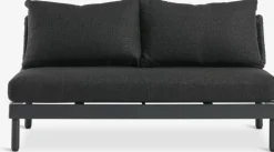 VOSSCanapé lounge VOSS 2 personnes noir-JUTLANDIA Online