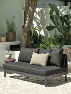 VOSSCanapé lounge VOSS 2 personnes noir-JUTLANDIA Online