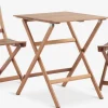 VRAADAL + VRAADALVRAADAL L62 table + 2 VRAADAL chaises eucalyptus-JYSK Outlet