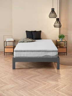 BOKSELVIGoldSurmatelas 140x190cm BOKSELVI gris-WELLPUR Outlet