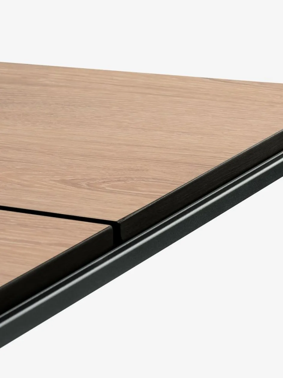 YPNASTED + BREDSTENYPNASTED L215 table naturel + 4 BREDSTEN chaises noir-JUTLANDIA Discount